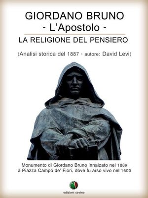cover image of Giordano Bruno o La religione del pensiero--L'Apostolo